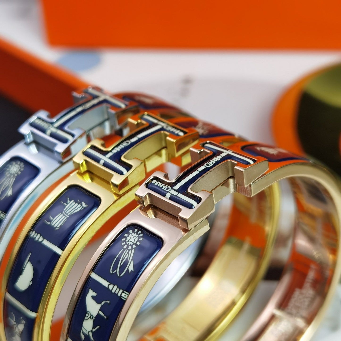 [Echo ]H COUVERTURES DARK BLUE BRACELET