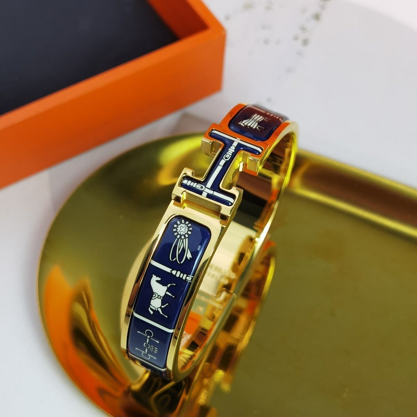 [Echo ]H COUVERTURES DARK BLUE BRACELET