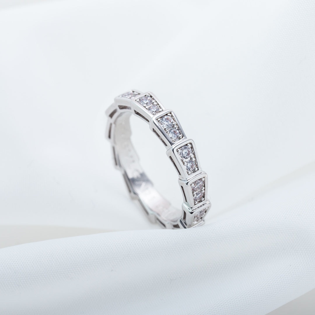 [Echo] SERPENTI RING SILBER DIAMANT GEPAART 3MM