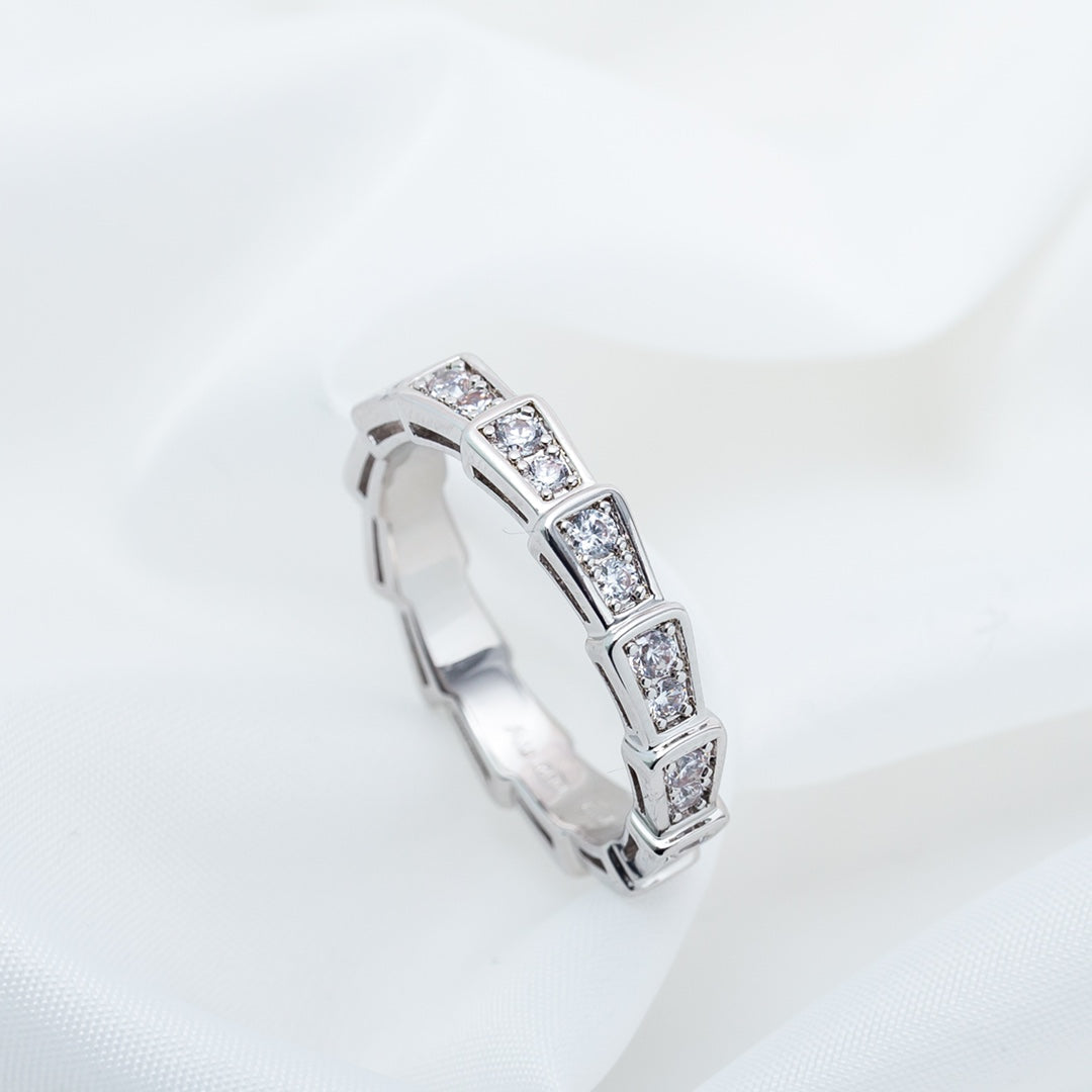 [Echo] SERPENTI RING SILBER DIAMANT GEPAART 3MM