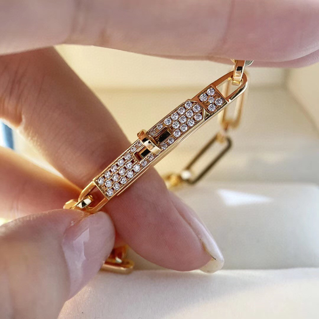 [エコー]チェーンブレスレット スモールモデル ダイヤモンド