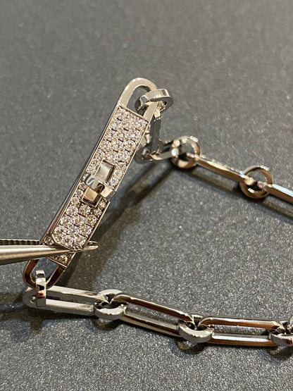 [エコー]チェーンブレスレット スモールモデル ダイヤモンド