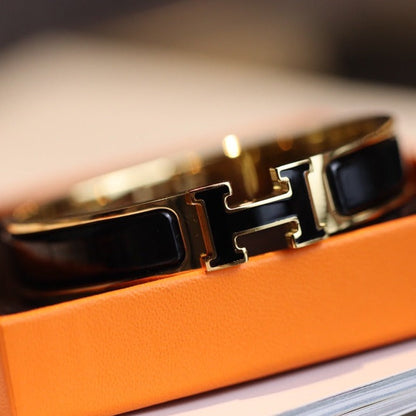 [Echo ]H BRACELET 12MM GOLD
