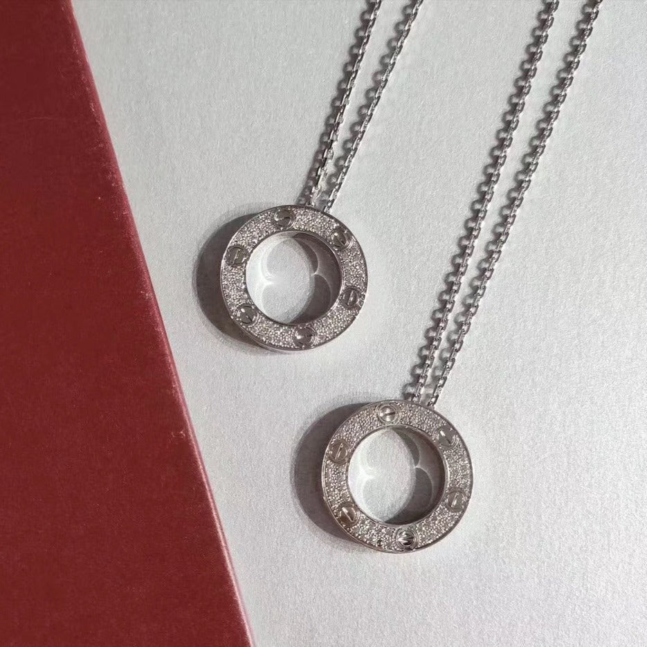 [Echo ]LOVE HALSKETTE VERSTELLBAR SILBER