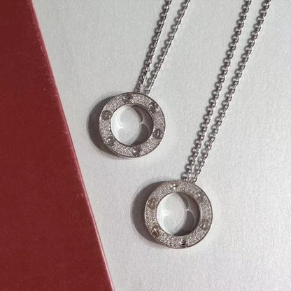 [Echo ]LOVE HALSKETTE VERSTELLBAR SILBER
