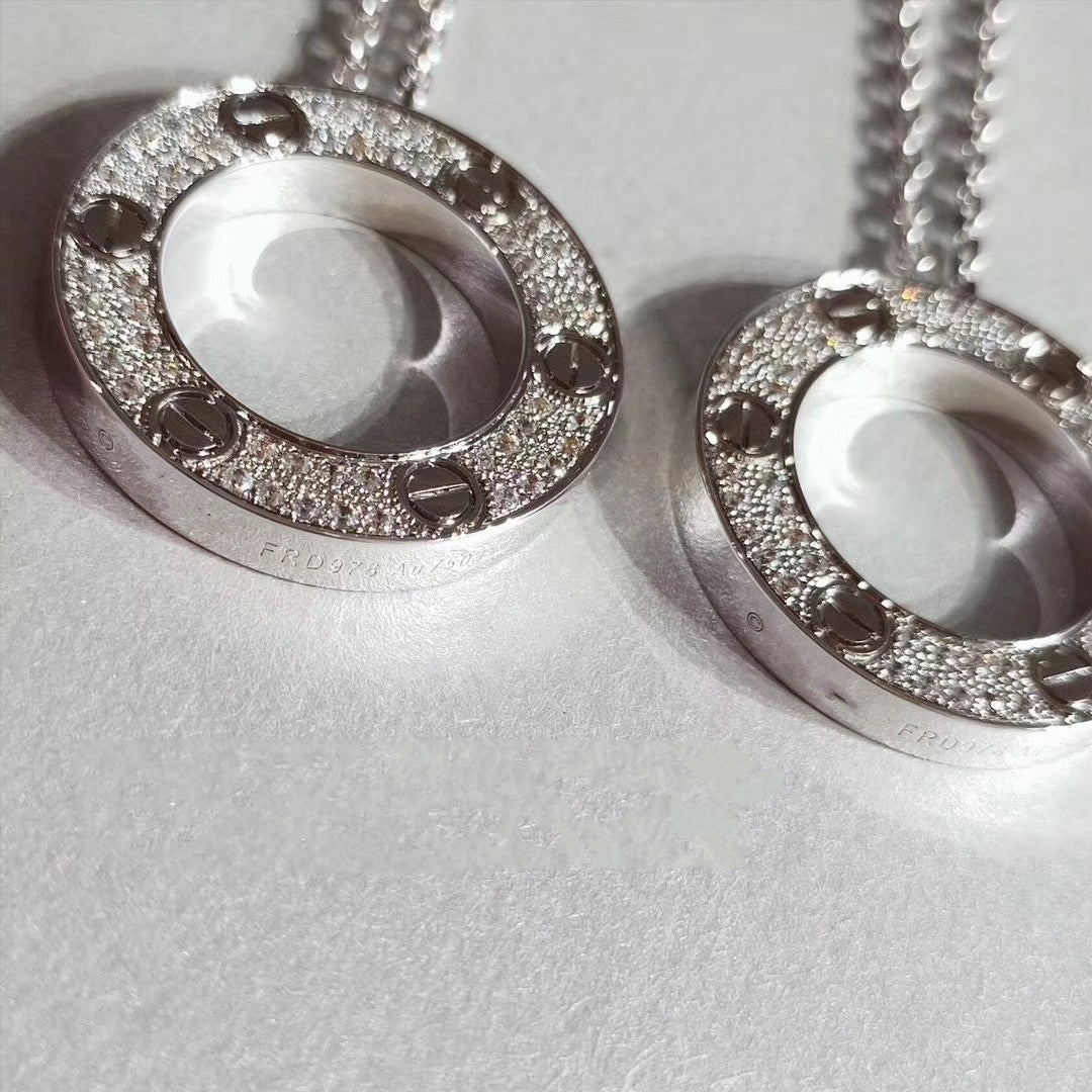 [Echo ]LOVE HALSKETTE VERSTELLBAR SILBER