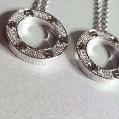[Echo ]LOVE HALSKETTE VERSTELLBAR SILBER