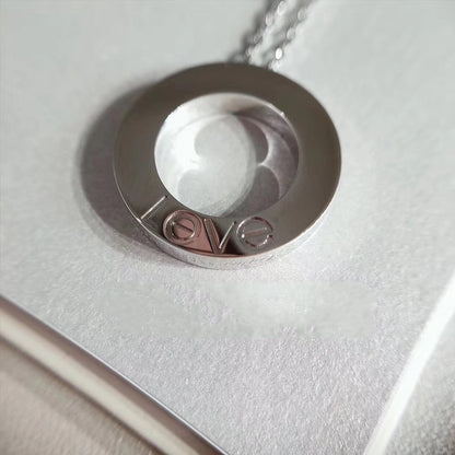 [Echo ]LOVE HALSKETTE VERSTELLBAR SILBER