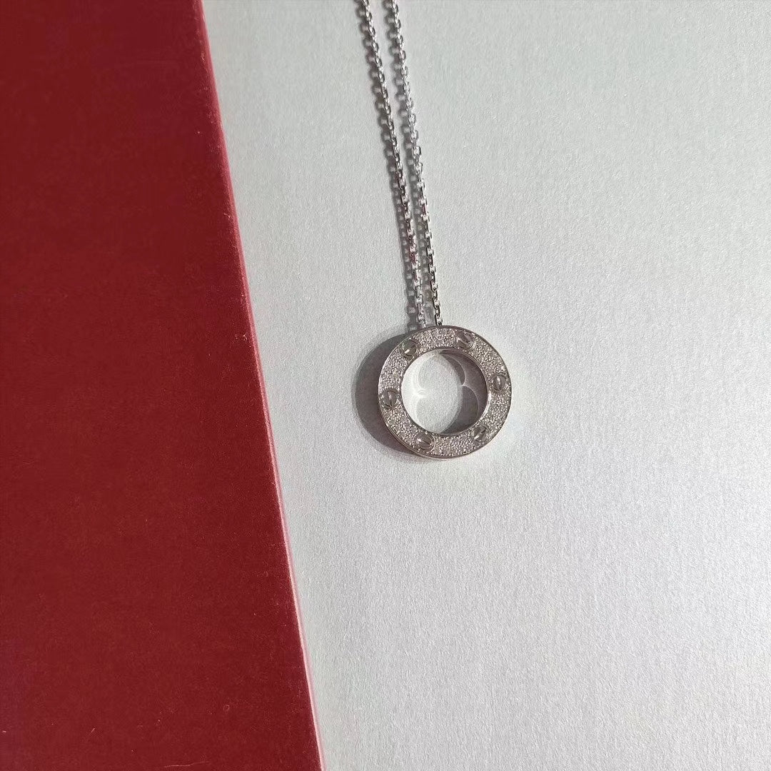 [Echo ]LOVE HALSKETTE VERSTELLBAR SILBER
