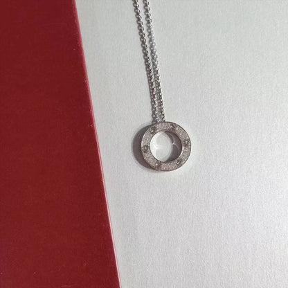 [Echo ]LOVE HALSKETTE VERSTELLBAR SILBER