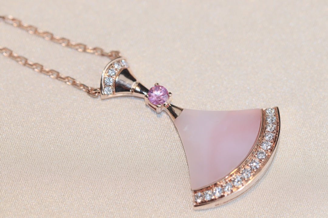 [Echo ]DREAM NECKLACE PINK MOP DIAMOND