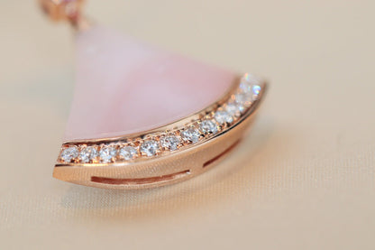 [Echo ]DREAM NECKLACE PINK MOP DIAMOND