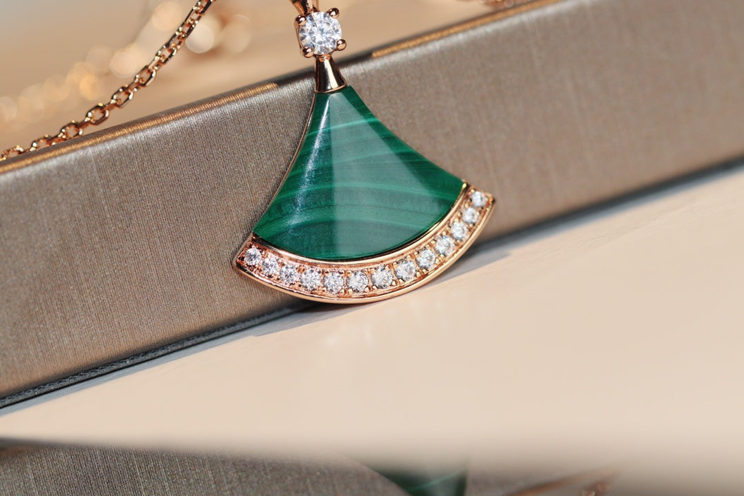 [Echo ]DREAM NECKLACE MALACHITE DIAMOND