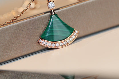 [Echo ]DREAM NECKLACE MALACHITE DIAMOND