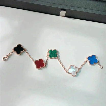 [Echo]CLOVER 5 MOTIFS MULTICOLOR  BRACELET