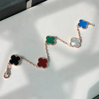 [Echo]CLOVER 5 MOTIFS MULTICOLOR  BRACELET