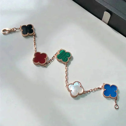 [Echo]CLOVER 5 MOTIFS MULTICOLOR  BRACELET