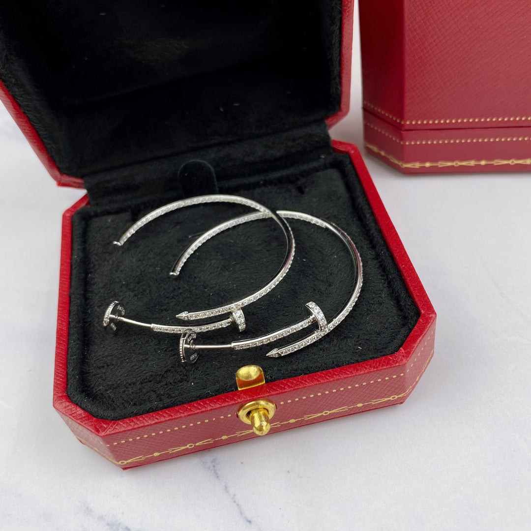 [Echo ]JUSTE EARRINGS FULL DIAMONDS 1.8MM