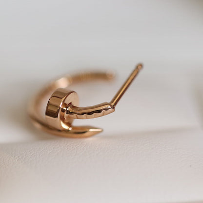 [Echo ]JUSTE EARRINGS PINK GOLD