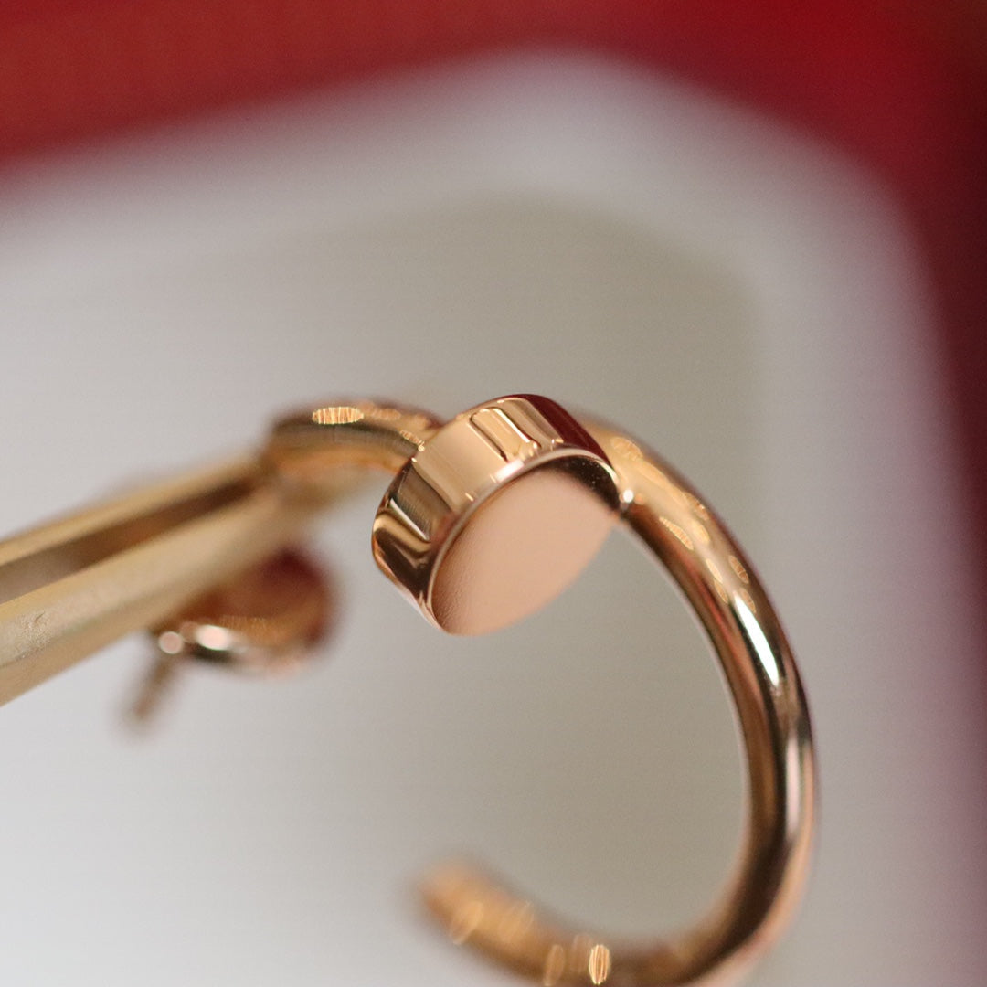 [Echo ]JUSTE EARRINGS PINK GOLD