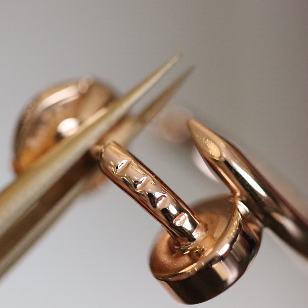 [Echo ]JUSTE EARRINGS PINK GOLD