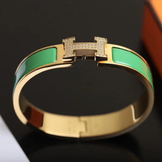 [Echo ]H BRACELET GOLD DIAMOND