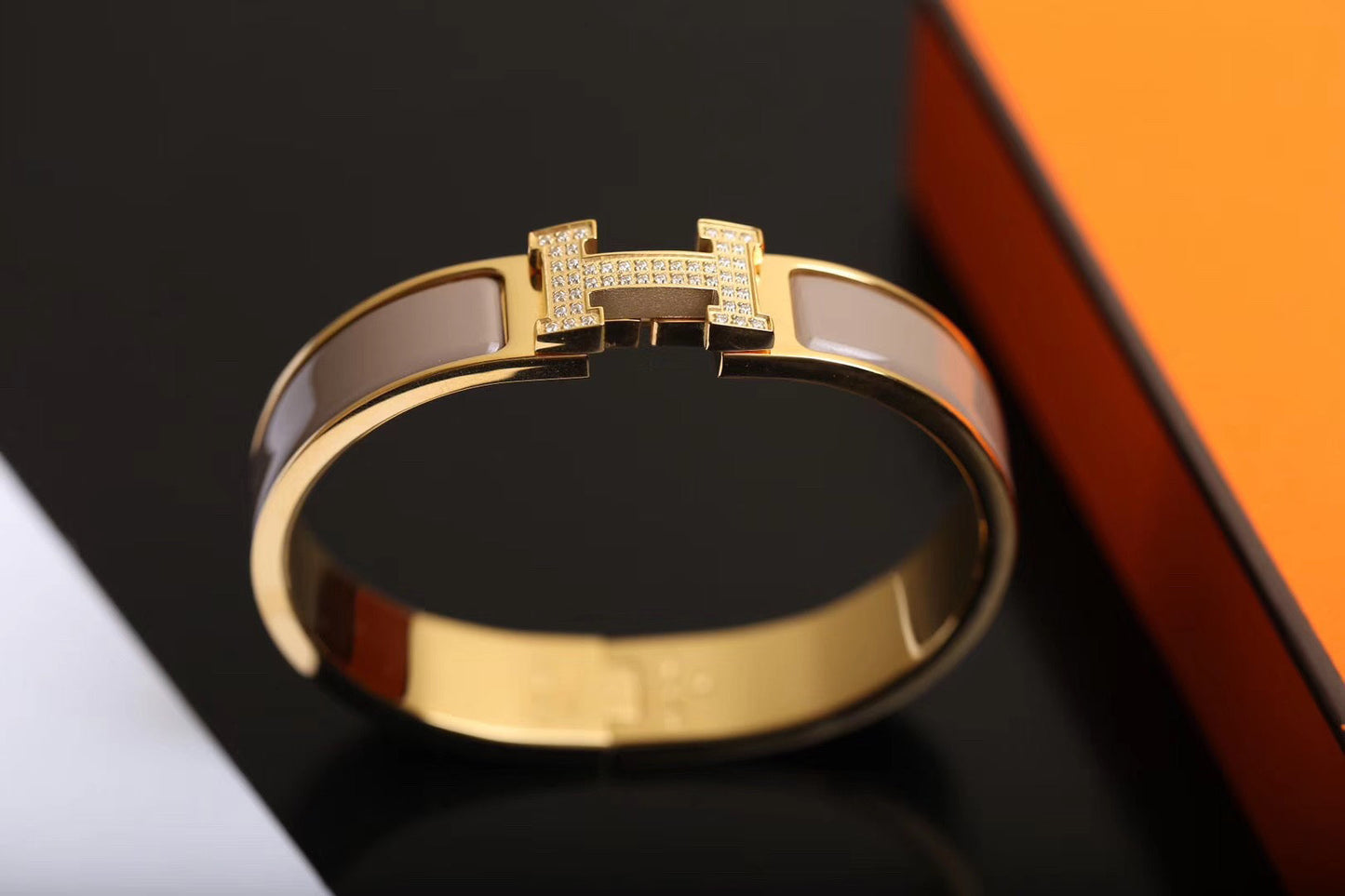 [Echo ]H BRACELET GOLD DIAMOND