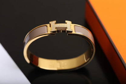 [Echo ]H BRACELET GOLD DIAMOND