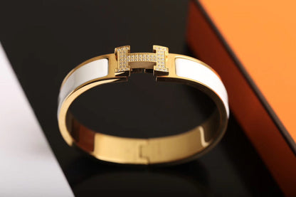 [Echo ]H BRACELET GOLD DIAMOND