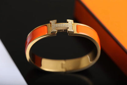 [Echo ]H BRACELET GOLD DIAMOND