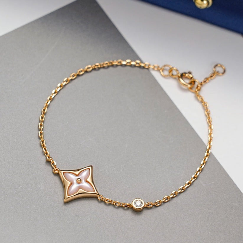 [Echo ]STAR 1 DIAMOND PINK GOLD BRACELET