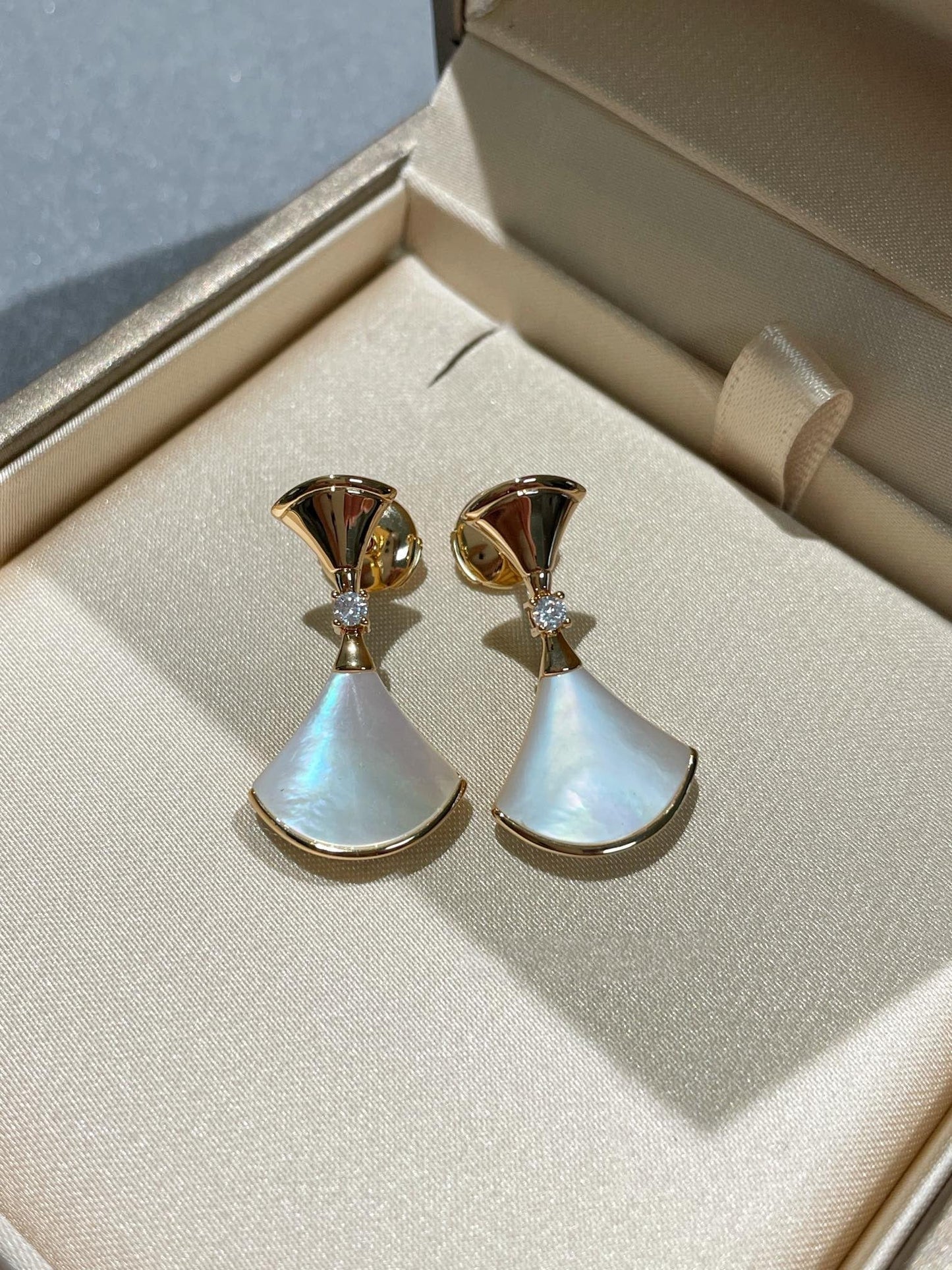 [Echo ]DREAM MOP 1 DIAMOND EARRINGS