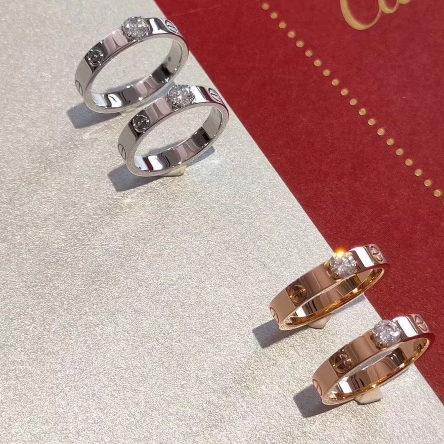 [Echo ]LOVE RING 3.6MM 1 BIG DIAMOND