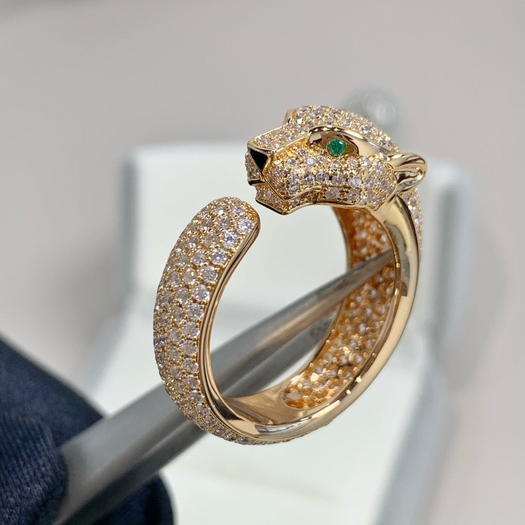 [Echo ]PANTHERE PINK GOLD DIAMOND RING