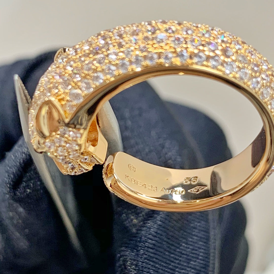 [Echo ]PANTHERE PINK GOLD DIAMOND RING