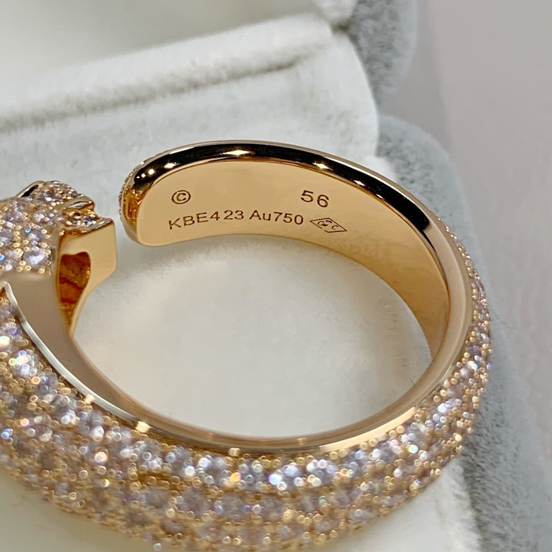 [Echo ]PANTHERE PINK GOLD DIAMOND RING
