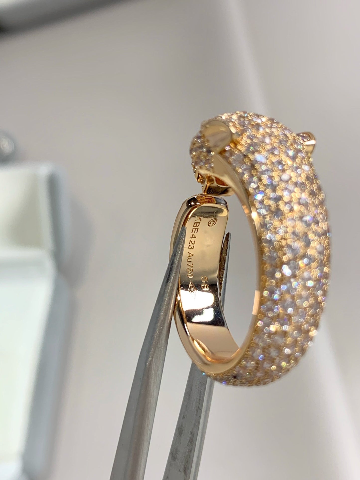 [Echo ]PANTHERE PINK GOLD DIAMOND RING