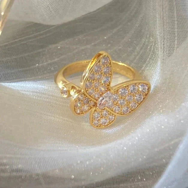 [Echo ]BUTTERFLY DIAMOND RING