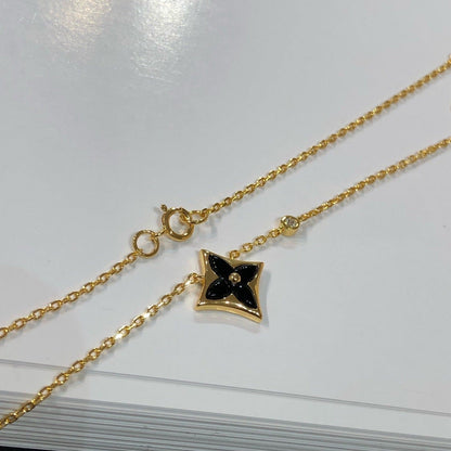 [Echo ]STAR BLACK MOP NECKLACE