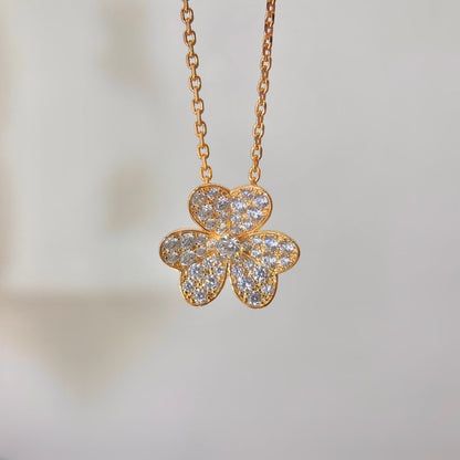 [Echo ]FLOWER DIAMOND NECKLACE