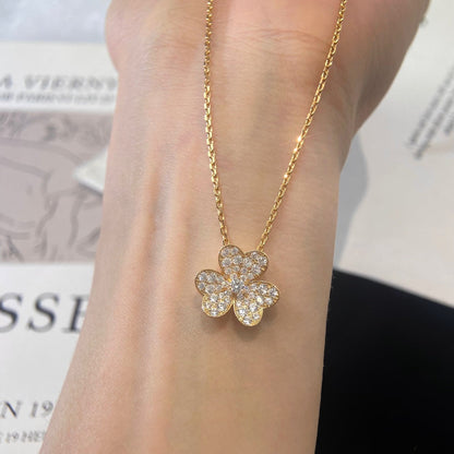 [Echo ]FLOWER DIAMOND NECKLACE