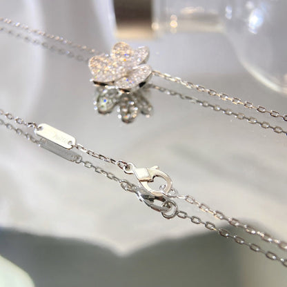 [Echo ]FLOWER DIAMOND NECKLACE