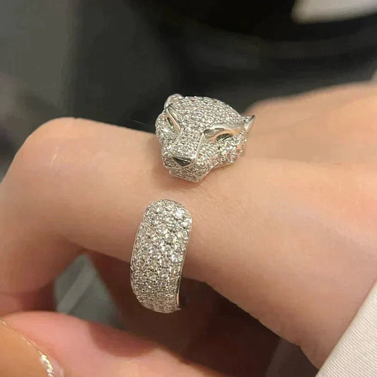 [Echo ]PANTHERE 5.5MM ALL DIAMOND RING