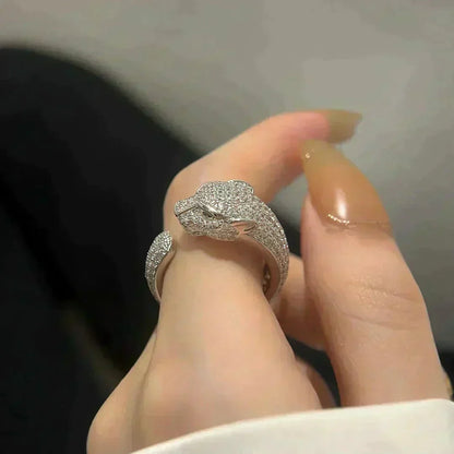 [Echo ]PANTHERE 5.5MM ALL DIAMOND RING