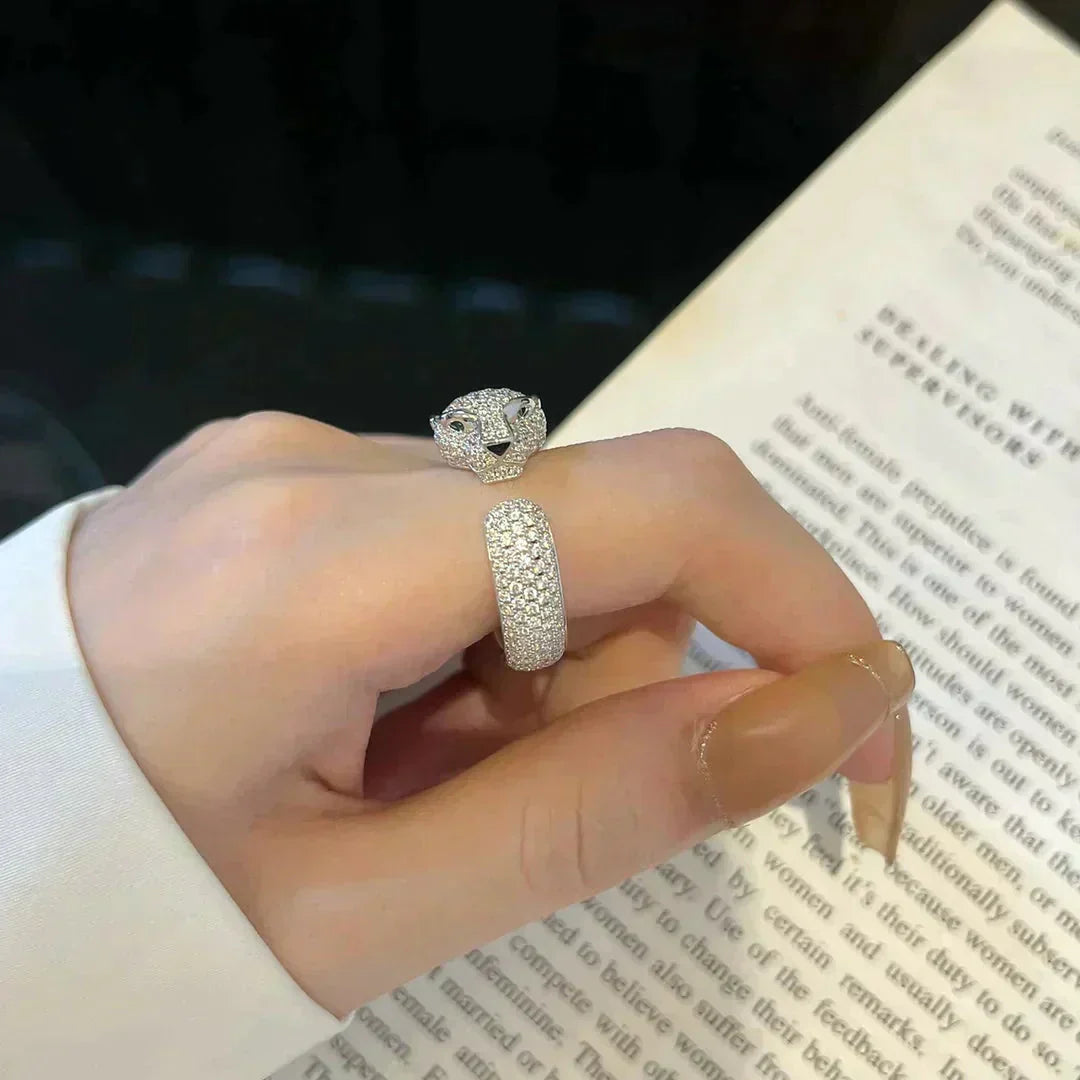 [Echo ]PANTHERE 5.5MM ALL DIAMOND RING
