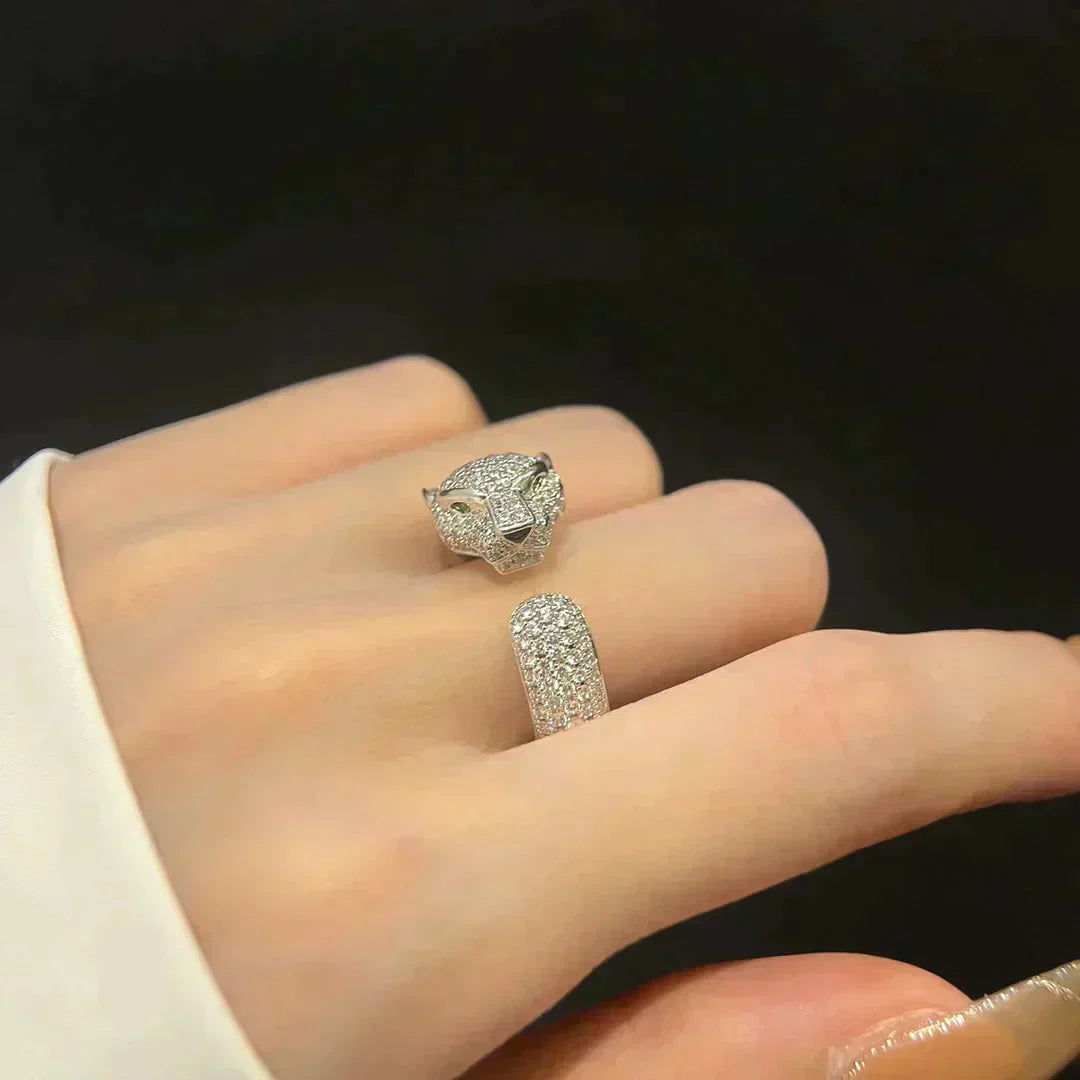 [Echo ]PANTHERE 5.5MM ALL DIAMOND RING