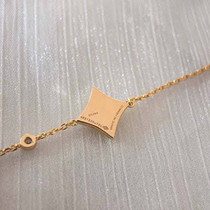 [Echo ]COLOR STAR PINK GOLD DIAMOND BRACELET