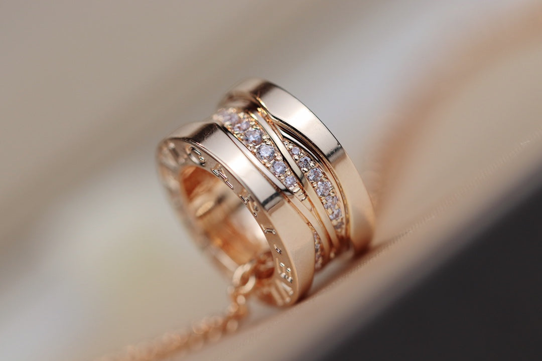 [Echo]ZERO 1 ROSÉGOLD-DIAMANT-HALSKETTE