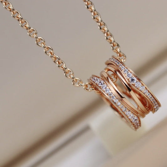 [Echo ]ZERO 1 PINK GOLD NECKLACE