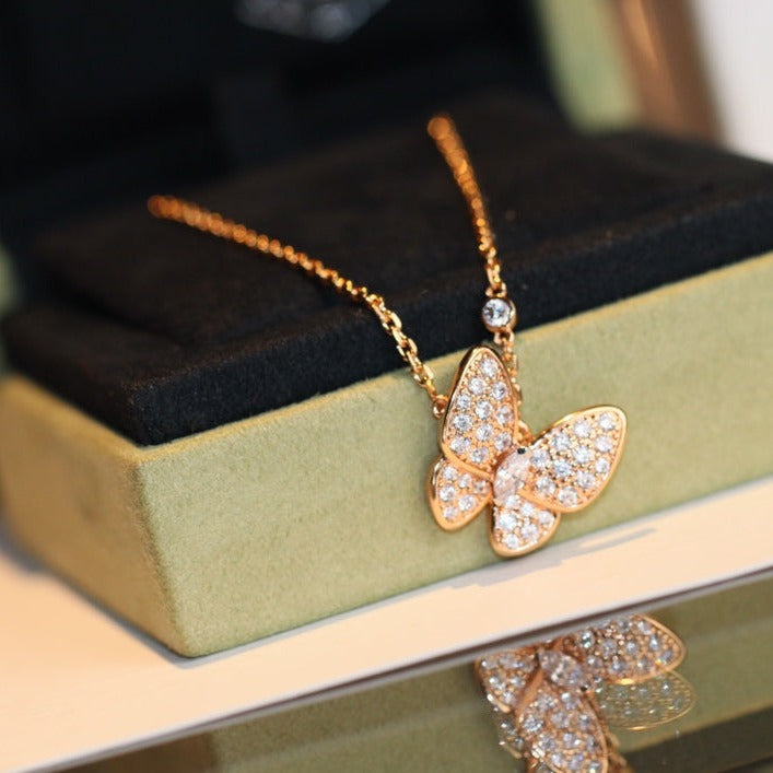 [Echo ]BUTTERFLY DIAMOND NECKLACE